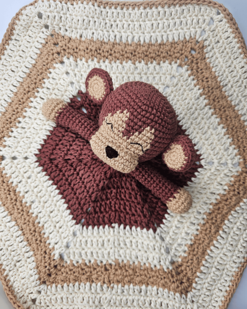 Completed Millie the Monkey Lovey