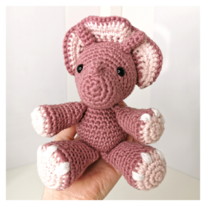 Mini Tanner the Triceratops – Crochet Project