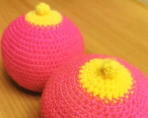 Crochet Boobs for Boob Bling