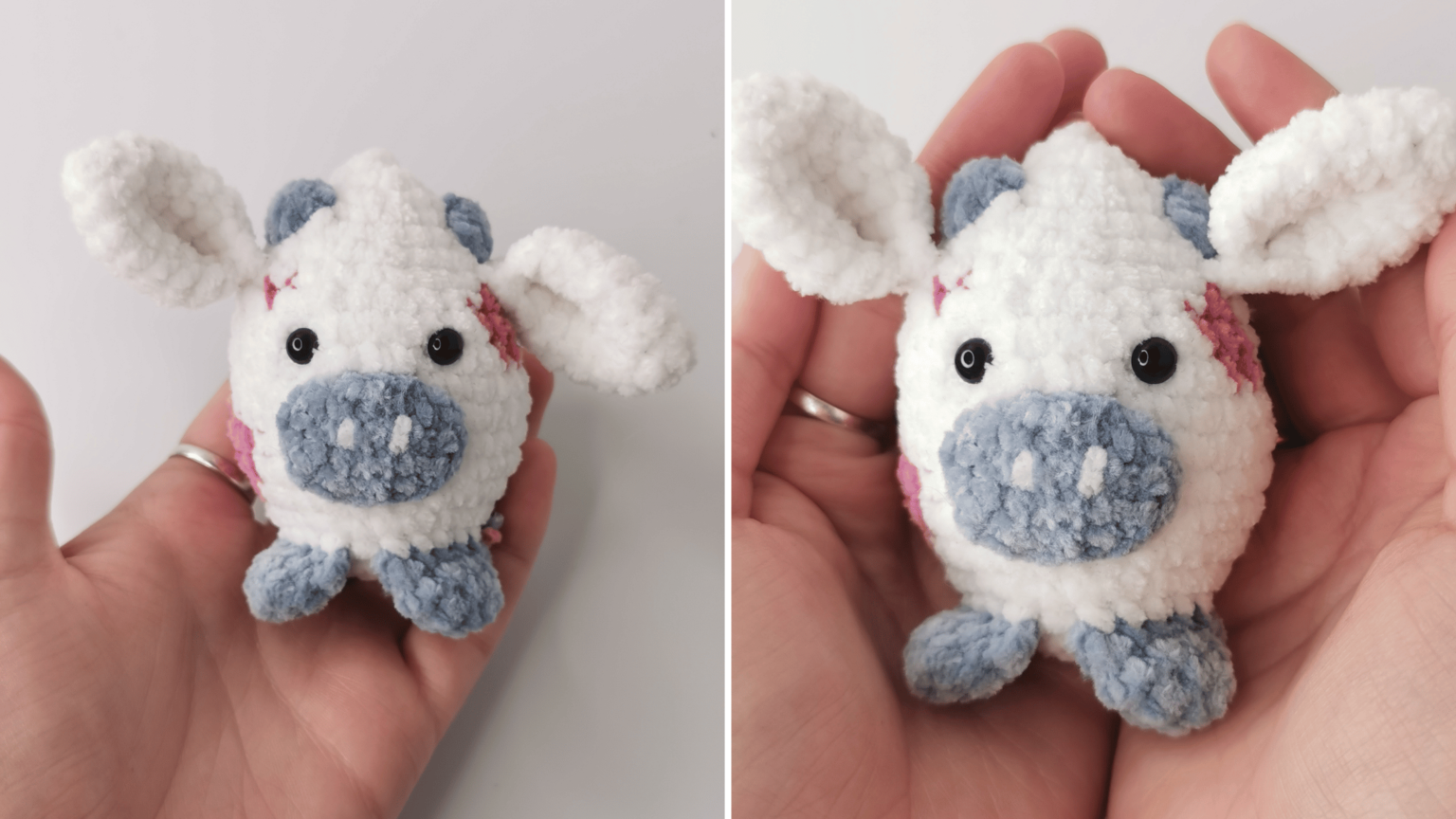 Cassie the Cow free crochet pattern - Cilla Crochets