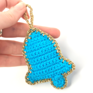 Bell Christmas Ornament Free Crochet Pattern