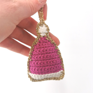 Winter Hat Christmas Ornament Free Crochet Pattern